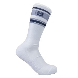 Utah State Strideline White Striped Socks
